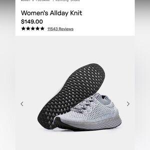 NOBULL COOL GREY KNIT RUNNER Women's Size 7 Mens 5.5 Lt Gray Training Sneakers